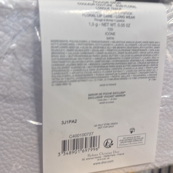 Dior pocket mirror and mini lipstick Rouge 720 - Picture 4 of 4